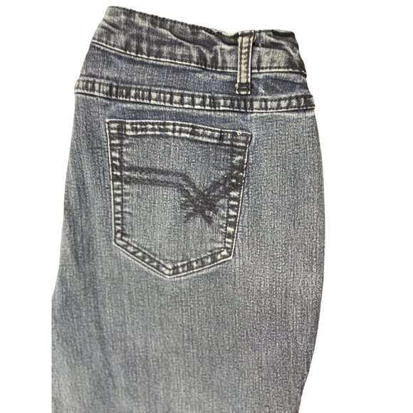 Vintage CATO PREMIUM Women's Regular Rise Jeans16W Dark Wash Ankle Stretch EUC - Picture 5 of 15